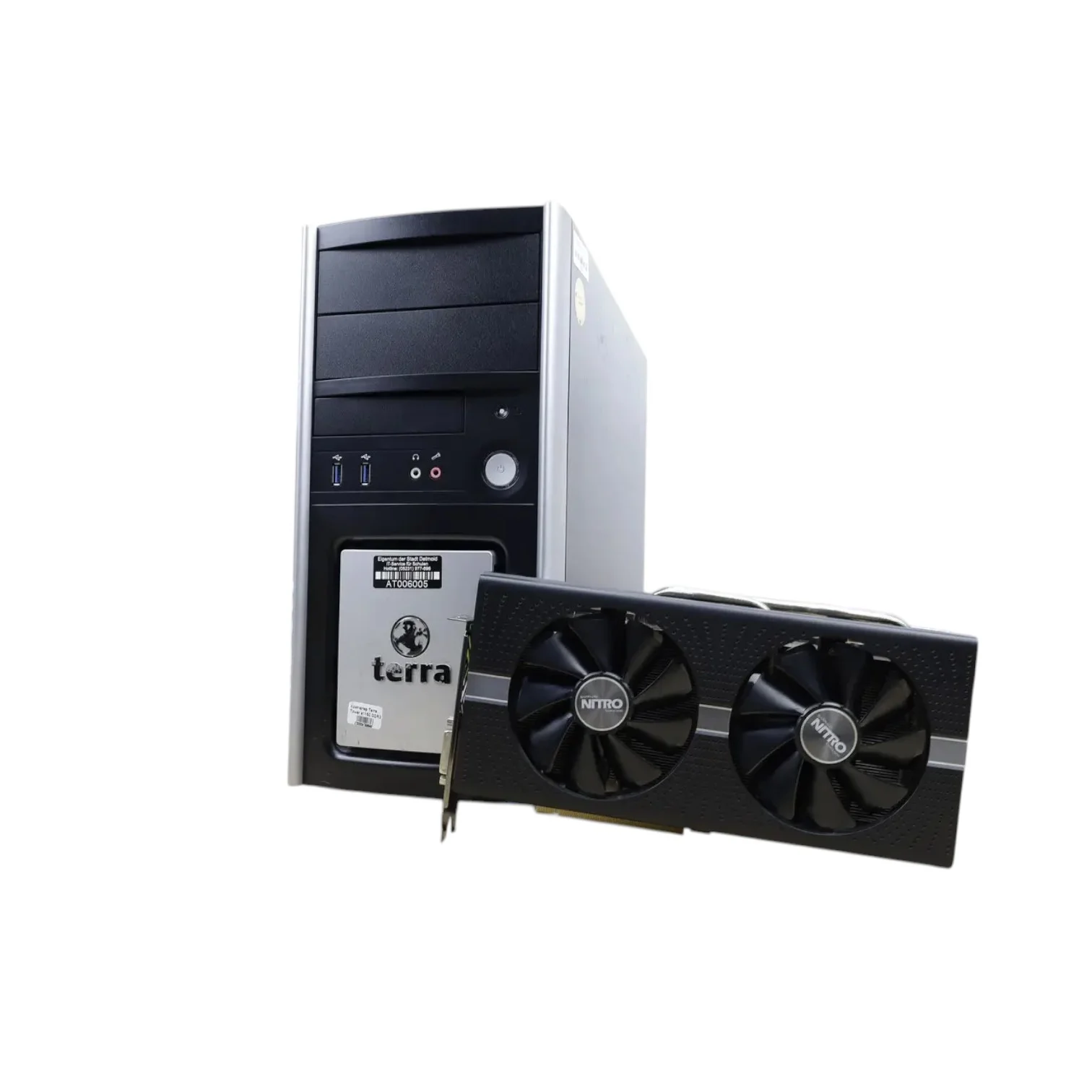 Комп'ютер Terra Black Tower i7-7Gen   кулер процесорний (2 тепл. трубки) NEW 512GB SSD БЖ 600W NEW Відеокарта Radeon RX580 8Gb GDDR5 00-00018195