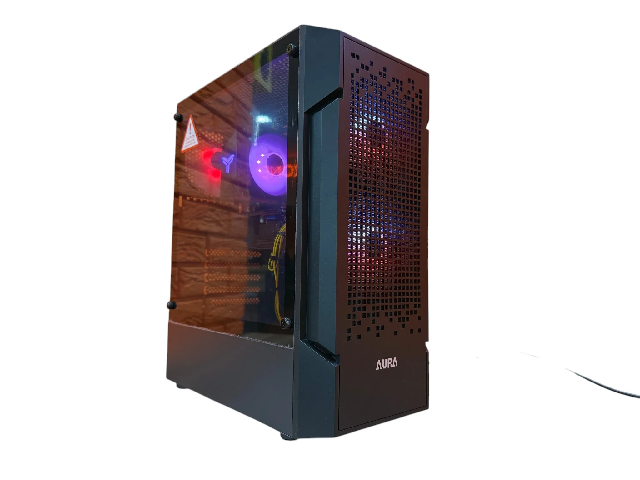 Комп'ютер GAMDIAS AURA GC7 Black Color Miditower NEW i5-7Gen, s1151 GA-Q170M-D3H   кулер 2 тепл. трубки 120GB SSD   500Gb HDD, БЖ600W, RX 570 8Gb 00-00018194