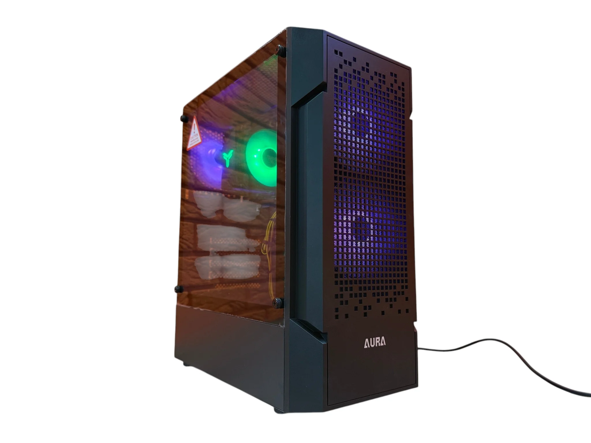 Комп'ютер GAMDIAS AURA GC7 Black Color Miditower NEW i7-6Gen, s1151 GA-Q170M-D3H   кулер 2 тепл. трубки 480GB SSD, БЖ600W, RX 570 8Gb 00-00018198